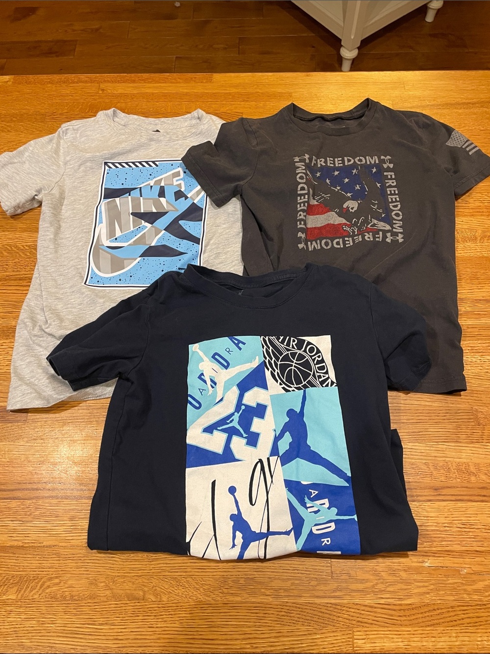 Nike Kids' Black Graphic T-Shirt - Air Jordan Nike and under armor